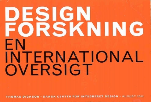 Cover of DESIGNFORSKNING